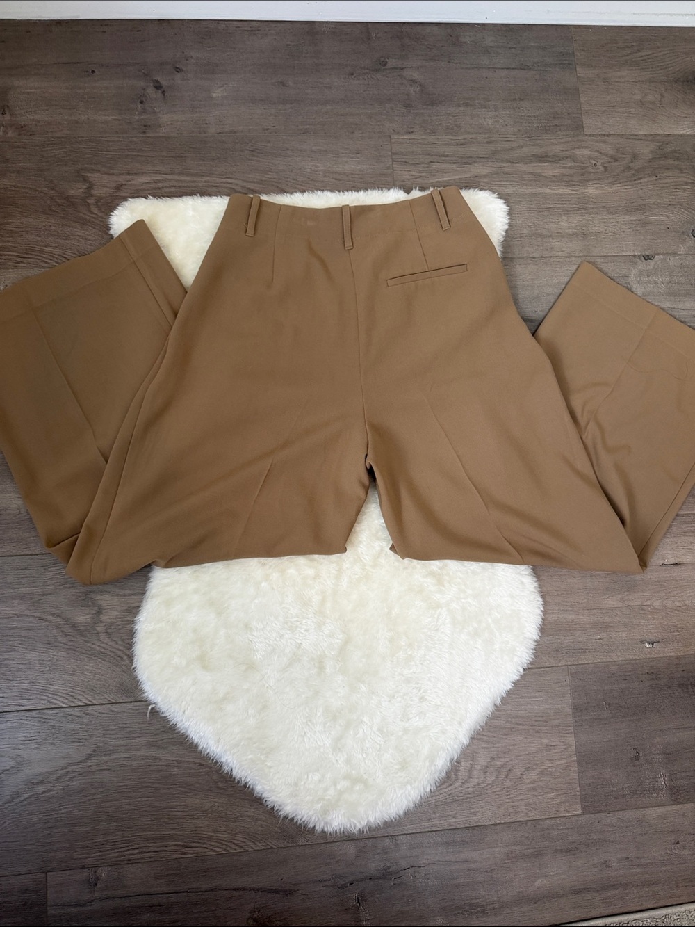Oak + Fort Pleated Wide Leg Trouser - Picture 4 of 16
